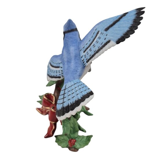 Lenox Blue Jay Figurine 2007 Limited Edition Porcelain Bird Christmas Box COA - Picture 8 of 10